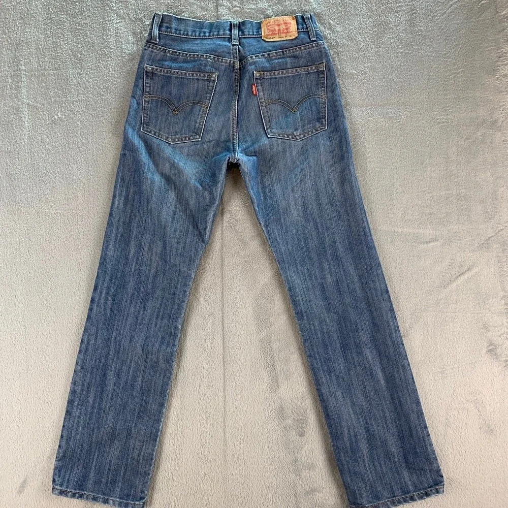 Levi's 514 Slim Straight Boys Size 18‎ Slim Blue Medium Wash Denim Jeans